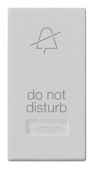 VIMAR SPA - VIW14026.DND.SL TASTO 1M CON DIFFUSORE SIMB. DND SILVER