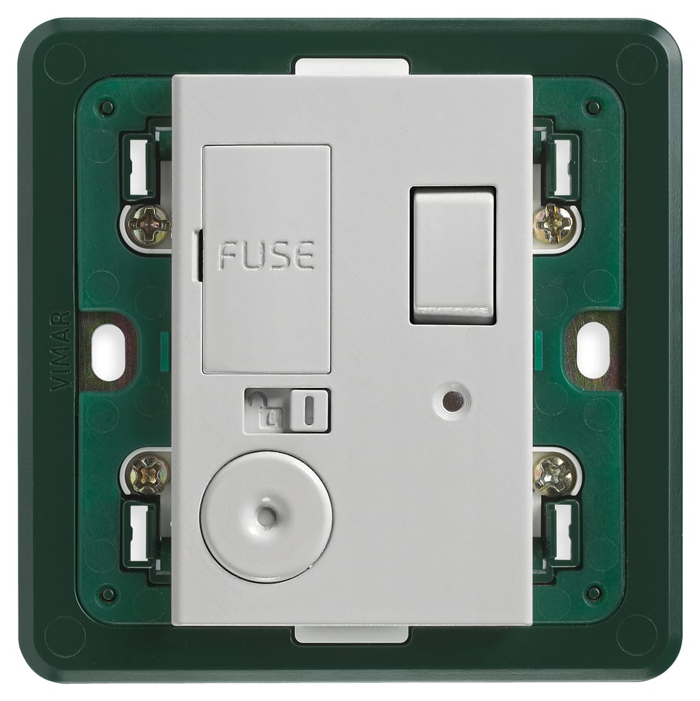 VIMAR SPA - VIW14049.SL UNIT DI CONNESSIONE 13A INTERR. SILVER