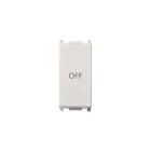 VIMAR SPA - VIW14056.33 Pulsante 1P NO+NC 10A simbolo OFF bianco