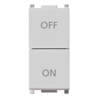 VIMAR SPA - VIW14058.SL DUE PULSANTI INDIPEND. NO+NC 10A SILVER