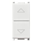 VIMAR SPA - VIW14062 DUE PULSANTI INTERBL.1P NO+NO10A BIANCO