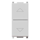 VIMAR SPA - VIW14062.SL DUE PULSANTI INTERBL.1P NO+NO10A SILVER