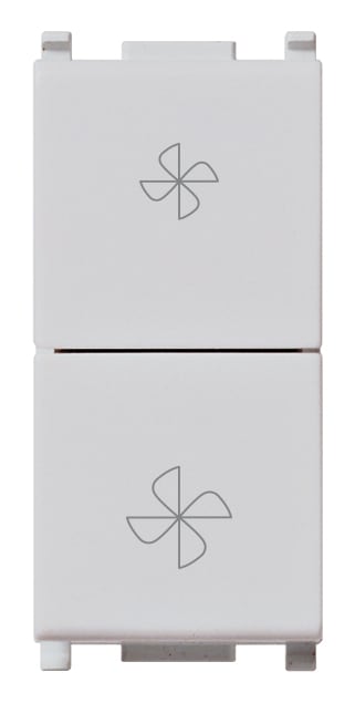 VIMAR SPA - VIW14063.SL Commutatore 2P 10AX fan-coil Silver