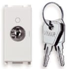 VIMAR SPA - VIW14083.CU Interr. 2P 16(3)A +chiave unific. bianco