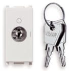 VIMAR SPA - VIW14087 PULSANTE 2P NO 16A +CHIAVE BIANCO