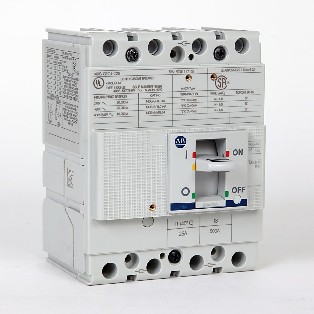 ROCKWELL AUTOMATION - RCK140G-G2C4-C50 140G 125A FRAME MOLDED CASE CKT-BKR