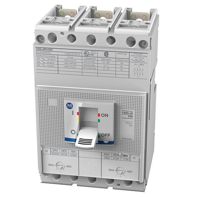 ROCKWELL AUTOMATION - RCK140G-J3F3-D15 250A J FRAME MOLDED CASE CKT-BKR