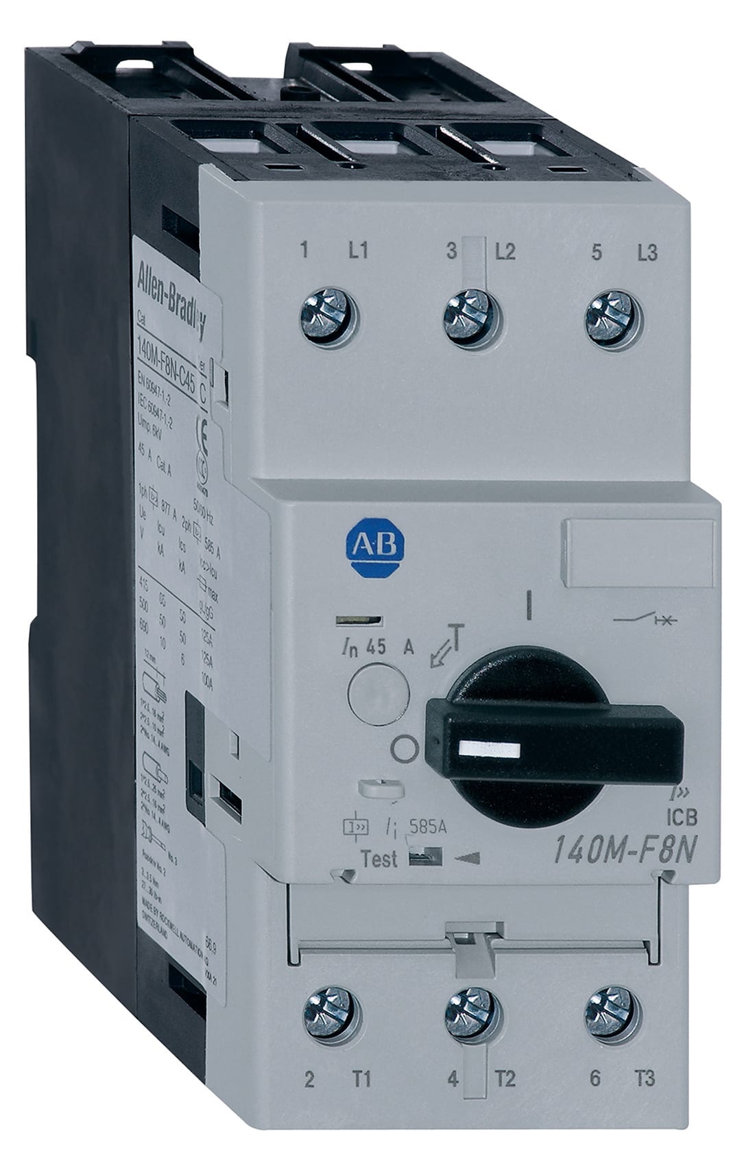 ROCKWELL AUTOMATION - RCK140M-F8N-C25 MOTOR CIRCUIT PROTECTOR CIRCUIT-BREAKER