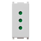 VIMAR SPA - VIW14201.SL PRESA 2P+T 10A P11 SILVER