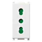 VIMAR SPA - VIW14203 PRESA 2P+T 16A P17/11 BIANCO