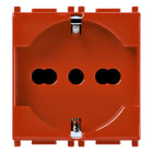 VIMAR SPA - VIW14210.AB.R PRESA 2P+T 16A UNIV. ANTIBATTERICO ROSSO