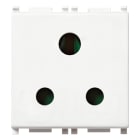 VIMAR SPA - VIW14214 PRESA SICURY 2P+T 5A INGLESE BIANCO