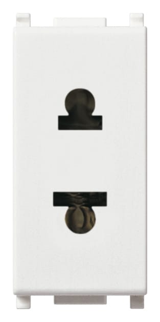 VIMAR SPA - VIW14233 PRESA 2P 16A USA+EU 4,8MM BIANCO