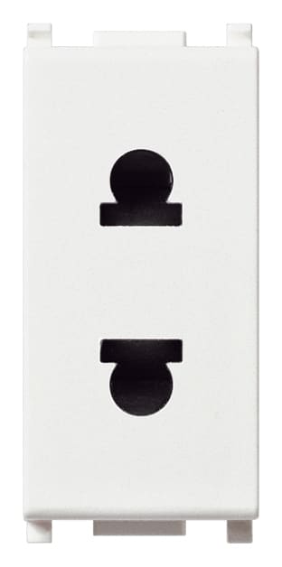 VIMAR SPA - VIW14234 PRESA SICURY 2P 16A USA+EU D4,8MM BIANCO