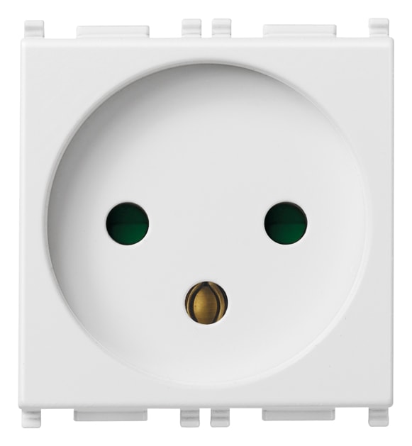 VIMAR SPA - VIW14240 PRESA SICURY 2P+T 16A ISRAELIANO BIANCO