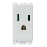 VIMAR SPA - VIW14242 Presa SICURY 2P+T 15A USA+SASO bianco