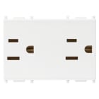 VIMAR SPA - VIW14246 DUE PRESE 2P+T 15A USA+SASO BIANCO