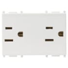 VIMAR SPA - VIW14246 Due prese 2P+T 15A USA+SASO bianco