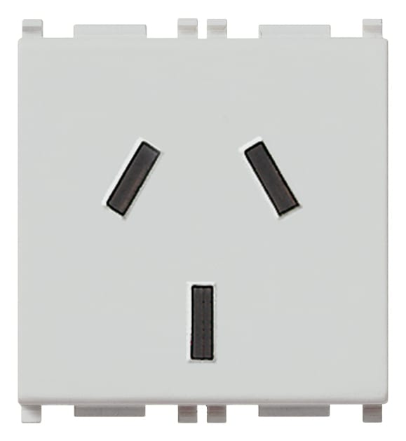 VIMAR SPA - VIW14253.SL PRESA SICURY 2P+T 20A ARGENTINO SILVER