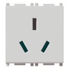 VIMAR SPA - VIW14254.SL PRESA SICURY 2P+T 16A CINESE SILVER