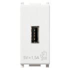 VIMAR SPA - VIW14292 UNITA ALIMENTAZIONE USB 5V1,5A 1M BIANCO