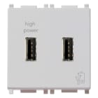 VIMAR SPA - VIW14295.SL UNITA ALIMENTAZIONE USB 5V2,1A 2M SILVER