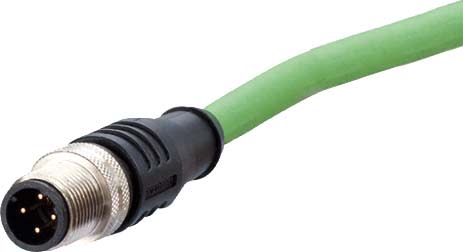 Metz - MEZ142M1D10010 Anschlussleitung M12 Stecker 4-polig D-k