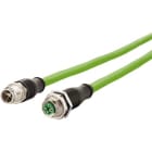 Metz - MEZ142M2X12100 Verbindungsleitung M12 B-M12 S8-pol X-ko