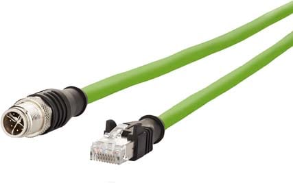 Metz - MEZ142M2X15500 Verbindungsleit. - RJ45 Stecker ger. 8-p