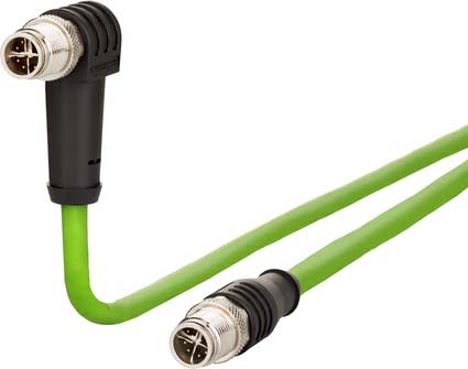 Metz - MEZ142M2X1A020 M12 Verbindungsl. 2 m ger. gew