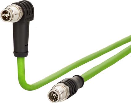 Metz - MEZ142M2X1C020 M12 Verbindungsl. 2 m ger. gew