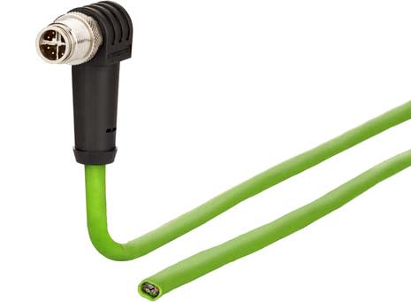 Metz - MEZ142M2X90200 Anschlussleitung M12 X-kodiert, 20,0 m M