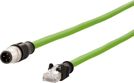 Metz - MEZ142M4D15500 Verbindungsleitung M12 D-kodiert 50,0 m