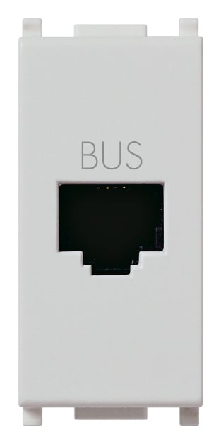 VIMAR SPA - VIW14329.SL PRESA RJ11 SPECIALE PER BUS SILVER