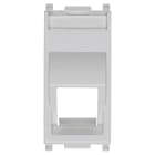 VIMAR SPA - VIW14343.K.SL ADATTATORE RJ45 INCLINATO SILVER