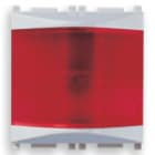 VIMAR SPA - VIW14387.R.SL Spia prismatica rosso Silver