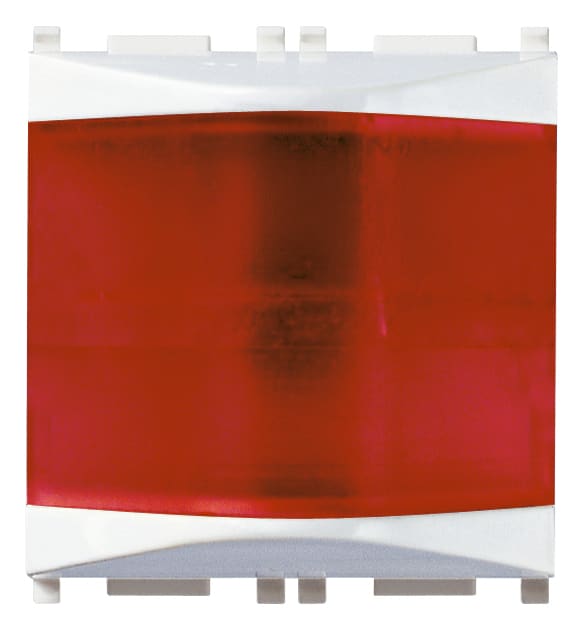 VIMAR SPA - VIW14387.R SPIA PRISMATICA ROSSO BIANCO