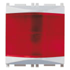 VIMAR SPA - VIW14387.R.SL SPIA PRISMATICA ROSSO SILVER