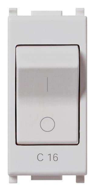 VIMAR SPA - VIW14404.16.SL INTERRUTTORE MT 1P C16 120-230V SILVER