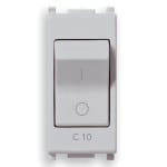 VIMAR SPA - VIW14405.10.SL INTERRUTTORE MT 1P+N C10 120-230V SILVER