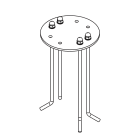 LINEA LIGHT (ILED) - ILD64758 RYO TIRAFONDI IN ACCIAIO INOX