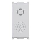 VIMAR SPA - VIW14477.SL By-alarm Plus adatt.inseritore 1M Silver