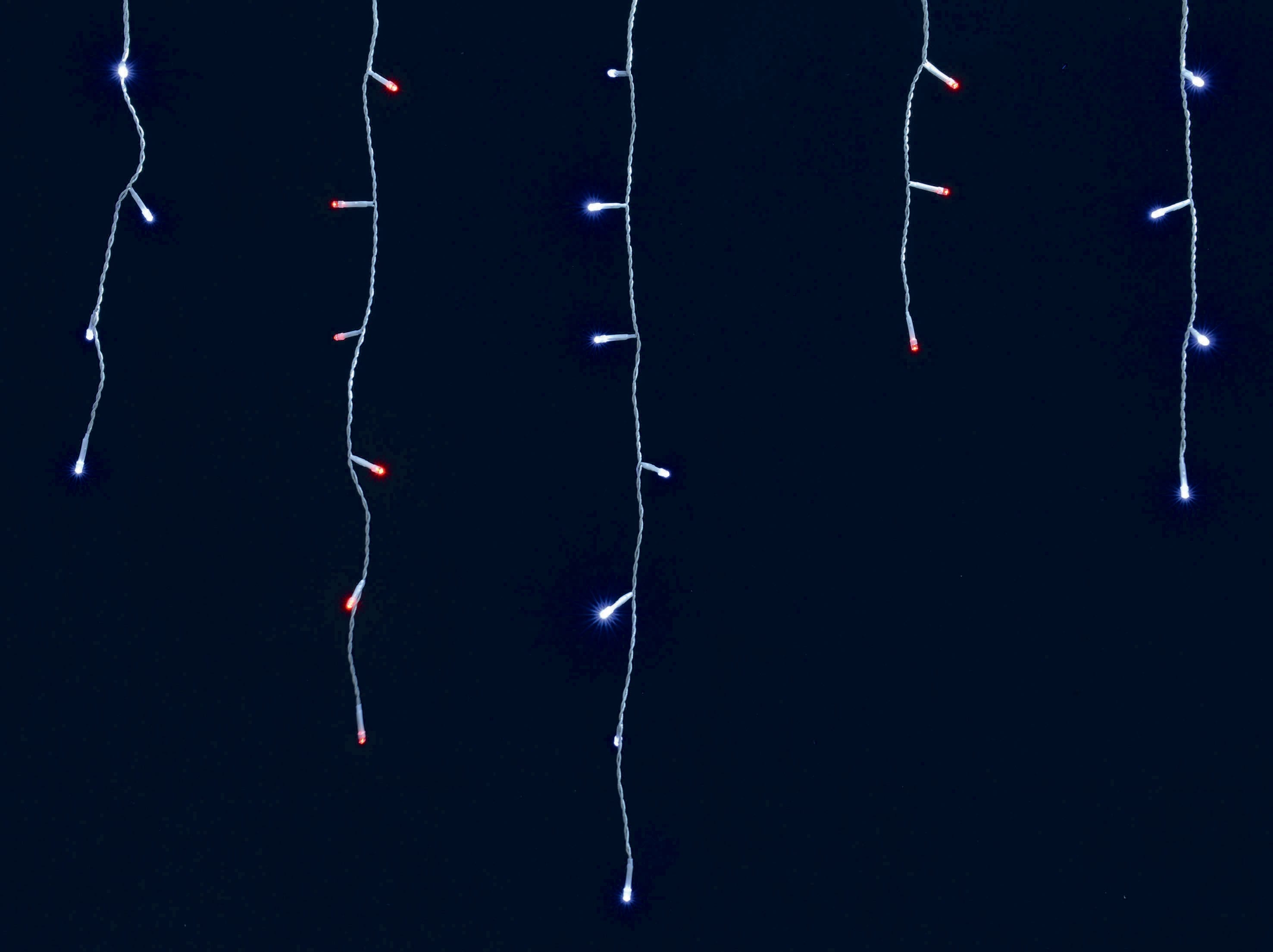 GIOCOPLAST NATALE SP - GCP14512239 TENDA SFALSATA 100 LED BIANCO-ROSSO