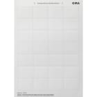 GIRA - GIR145600 FOGLIO DICITURE 46,9 X 36,9 MM ACCESSORI