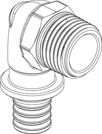 REHAU SPA - RE414563471001 TERMINALE 16-M 1/2 RAUTIT. RX+