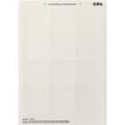 GIRA - GIR145800 FOGLIO DICITURE 62 X 62 MM