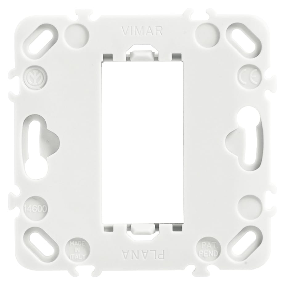 VIMAR SPA - VIW14600.G SUPPORTO 1M SENZA VITI GRIGIO