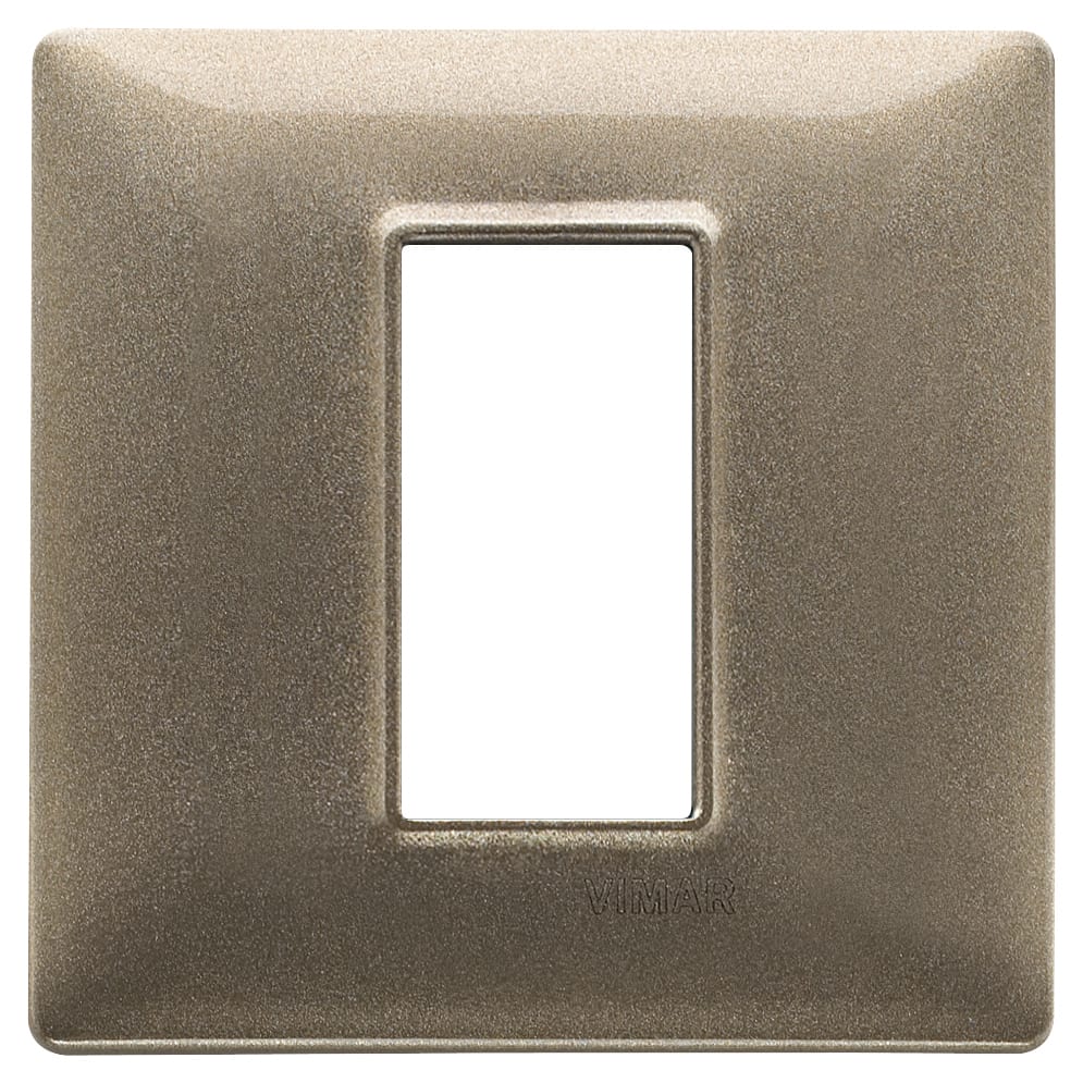 VIMAR SPA - VIW14641.70 PLACCA 1M BRONZO METALLIZZATO
