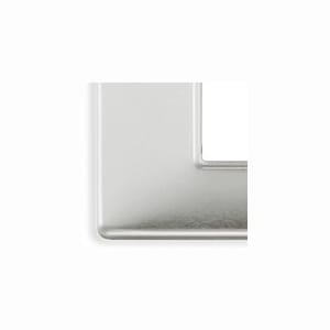 VIMAR SPA - VIW14641.81 Placca 1M alluminio spazzolato