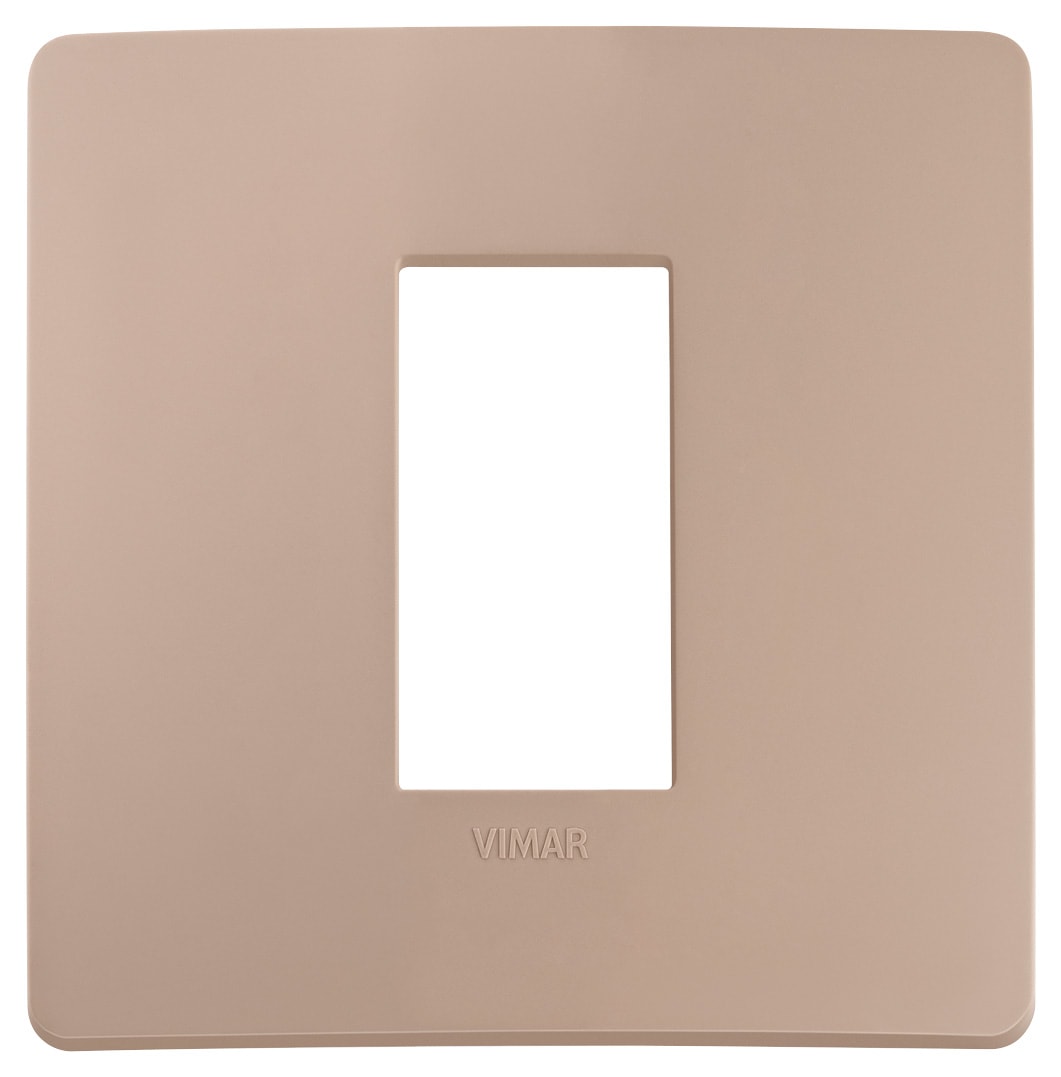 VIMAR SPA - VIW14641U.18 PLACCA PLANA UP 1M TERRACOTTA MATT
